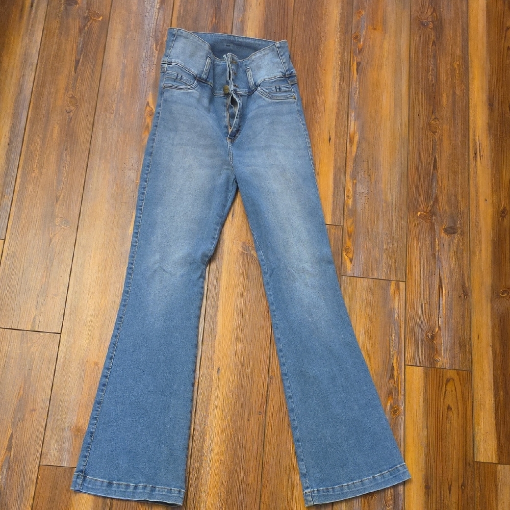 Nicolette Flare Blue Women's Jeans